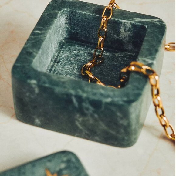 Catherine Martin for Anthropologie Starry Night Marble Trinket Box - Picture 2 of 8